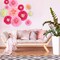 20 Pieces Paper Flower Tissue Paper Chrysanth Flowers DIY Crafting for Wedding Backdrop Nursery Wall Decoration (Fresh Color)